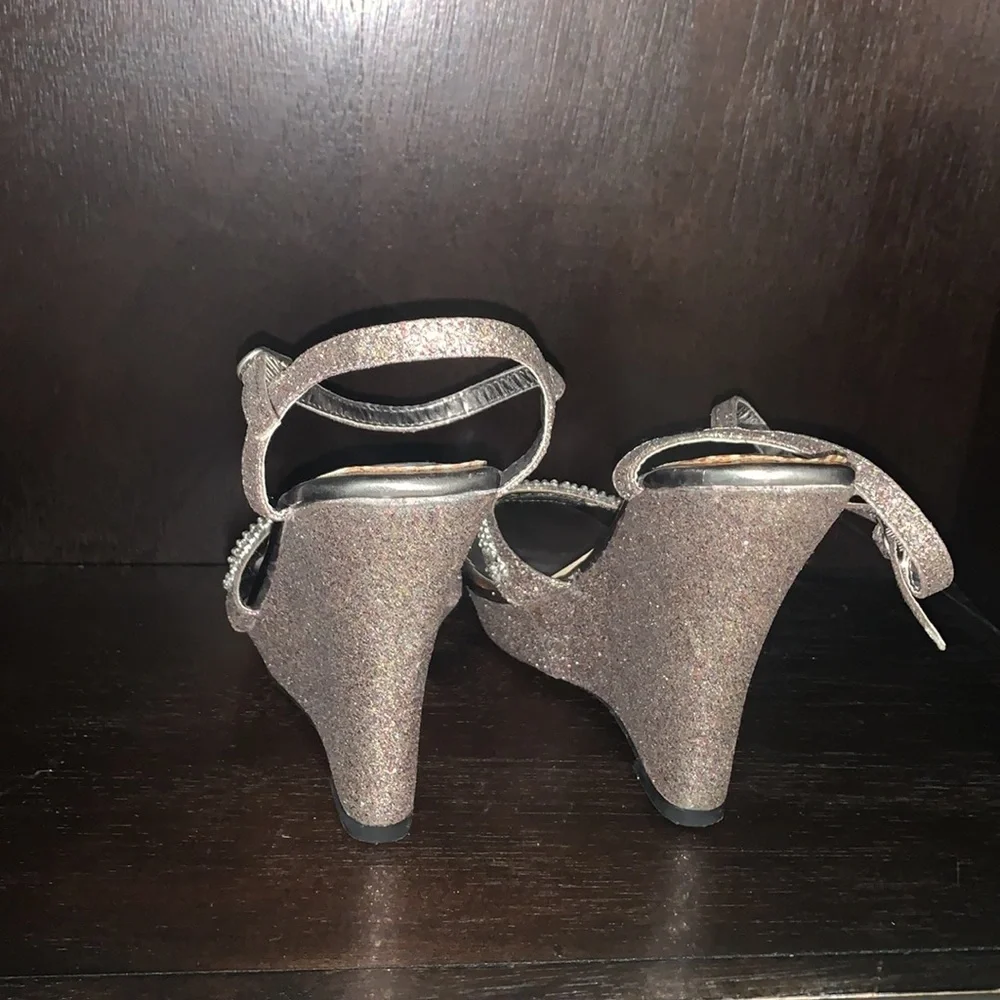 Michaelangelo heel sandal rhinestones